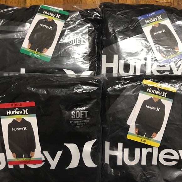 NWT Hurley Boys Fleeced Hoodie and Jogger - Picture 12 of 15